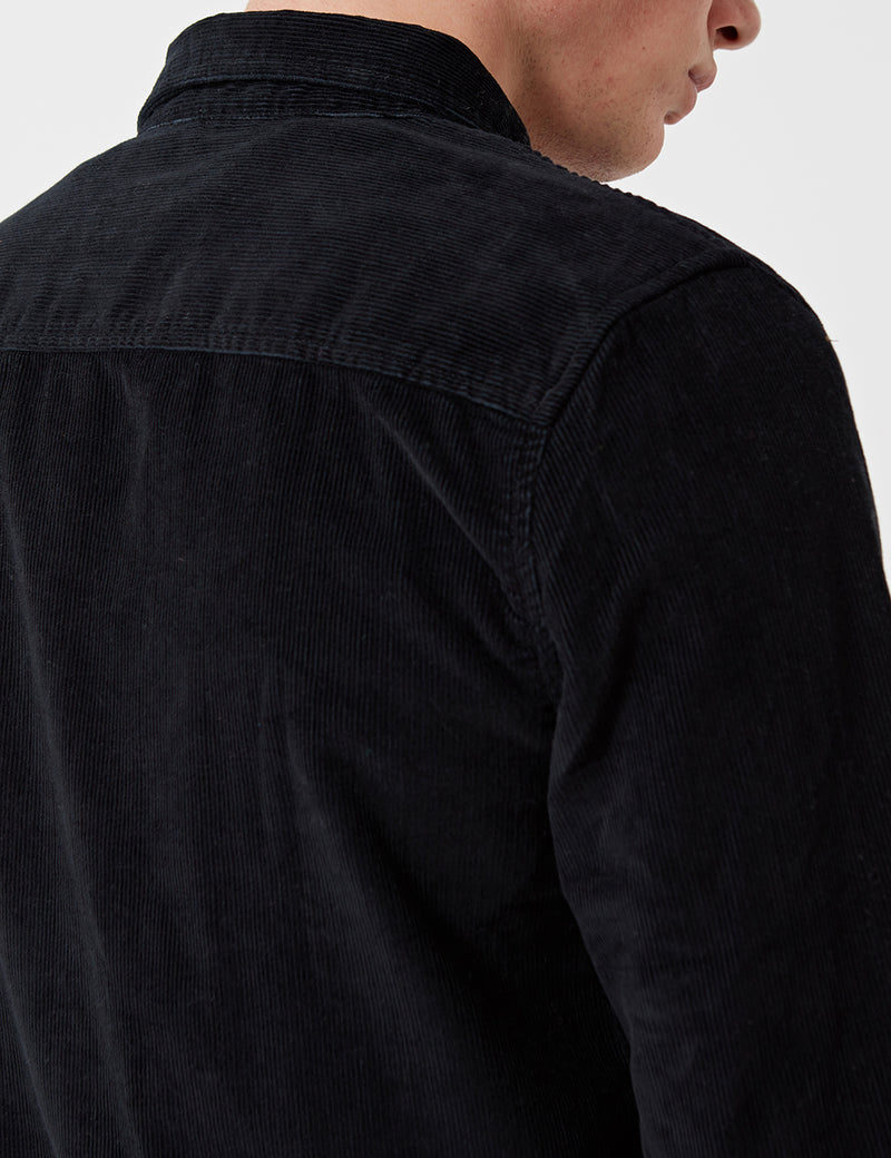 Barbour x Wood Wood Fidra Cord Shirt - Navy