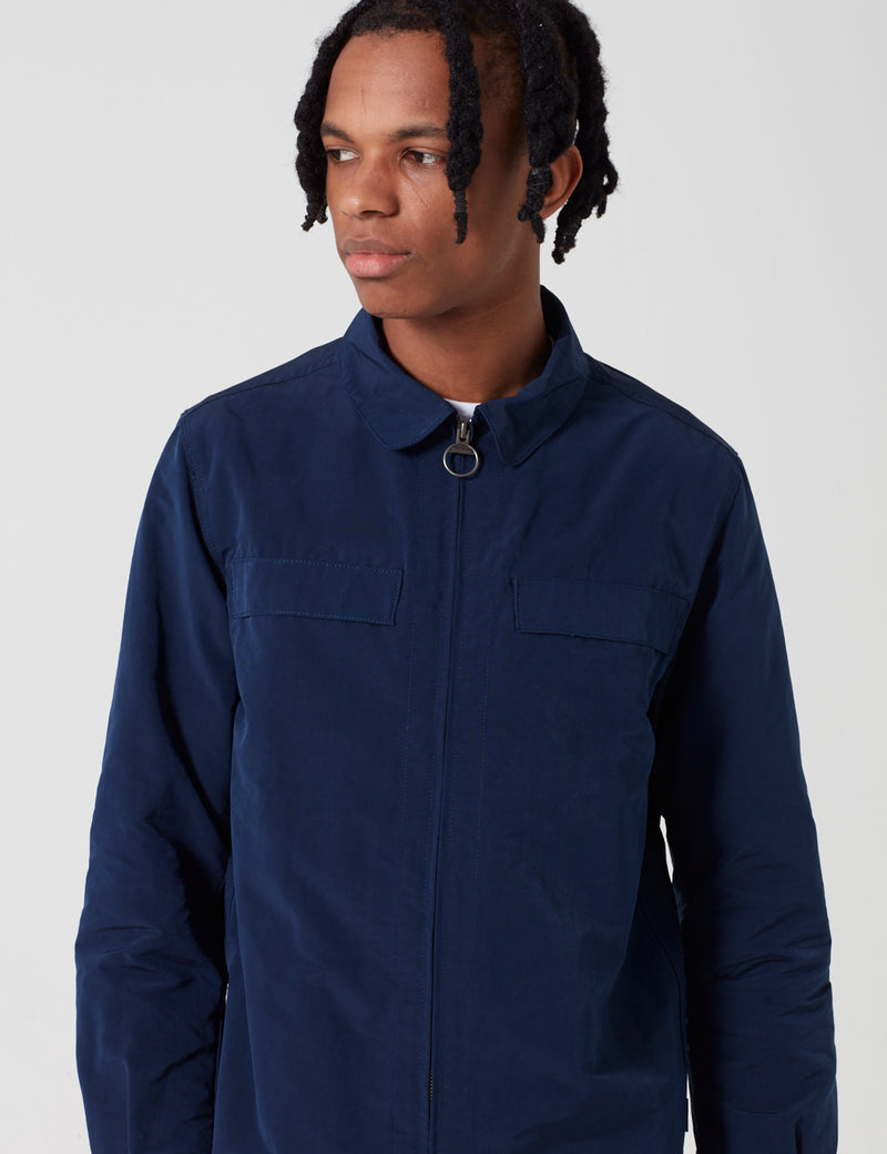 Surchemise zippée Barbour Hoad - Navy Blue