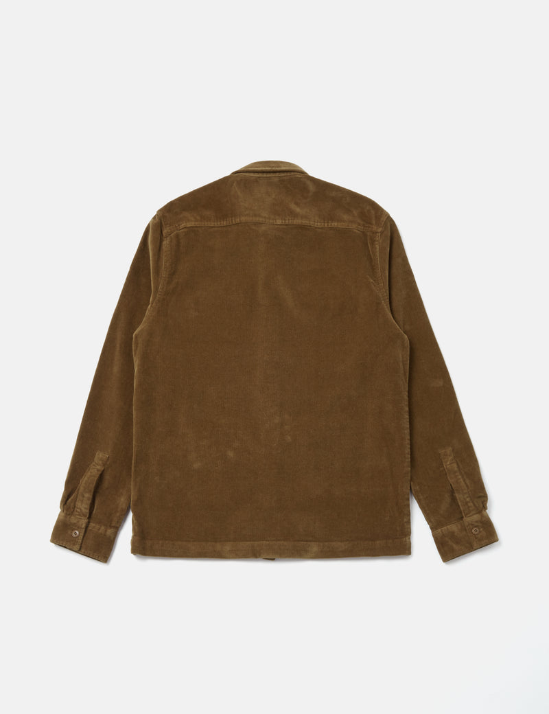 Surchemise Barbour Velours Côtelé - Marron Grès Français