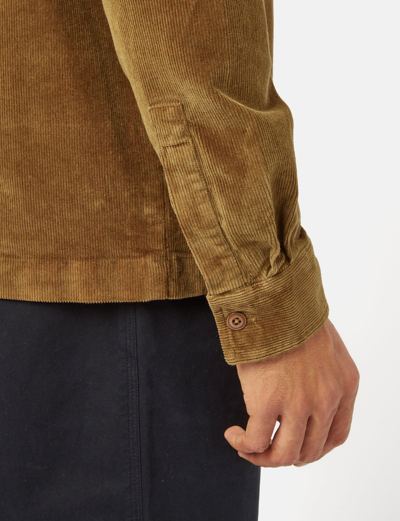 Surchemise Barbour Velours Côtelé - Marron Grès Français
