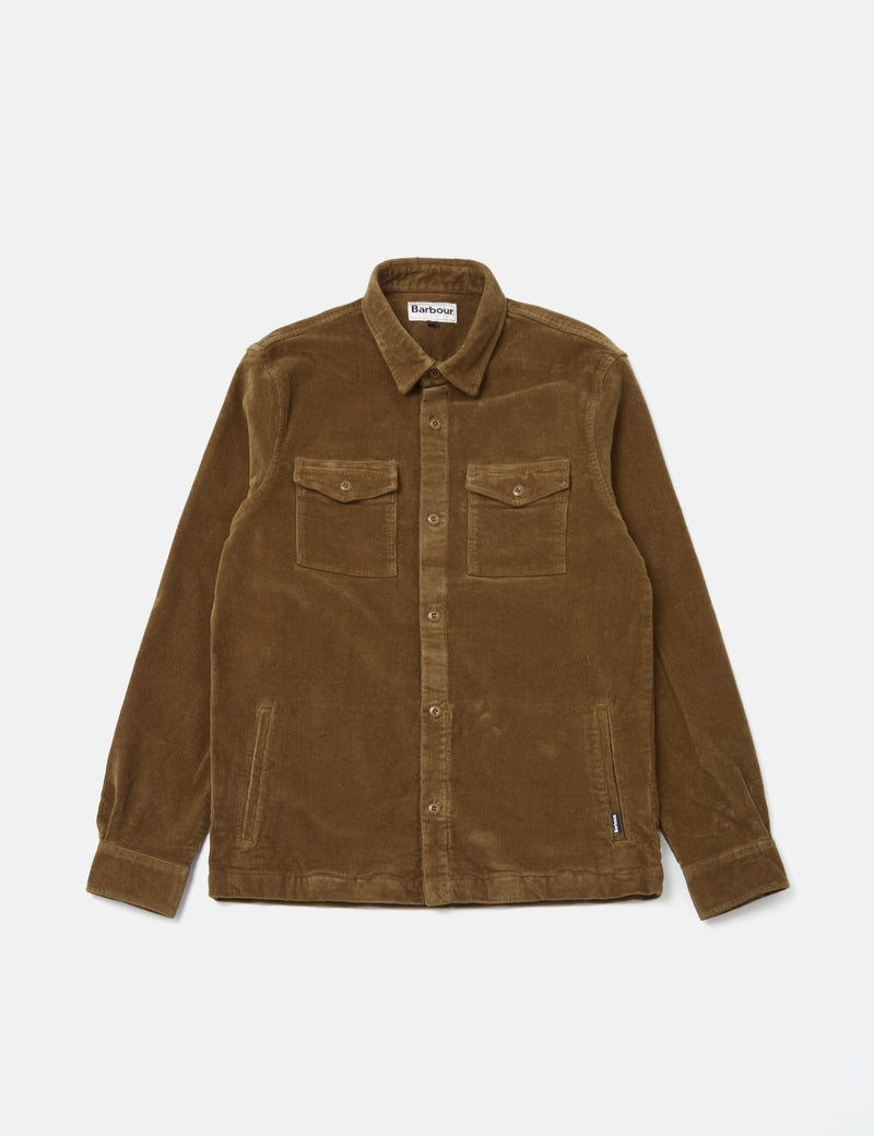Surchemise Barbour Velours Côtelé - Marron Grès Français