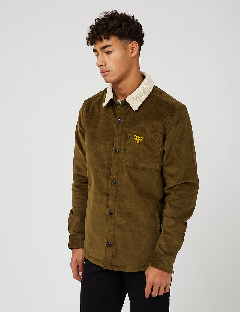Barbour Beacon Thinford Überhemd - Uniform Grün
