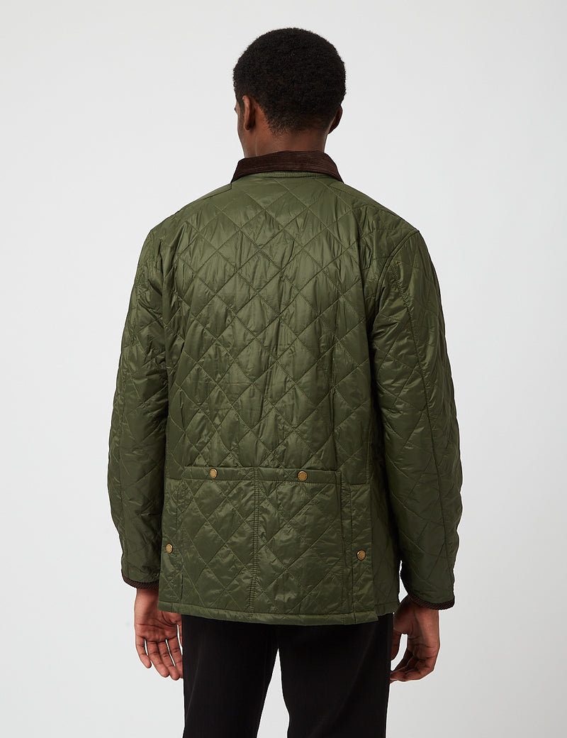Barbour x Engineered Garments Staten Quilted Jacket - Olive Green