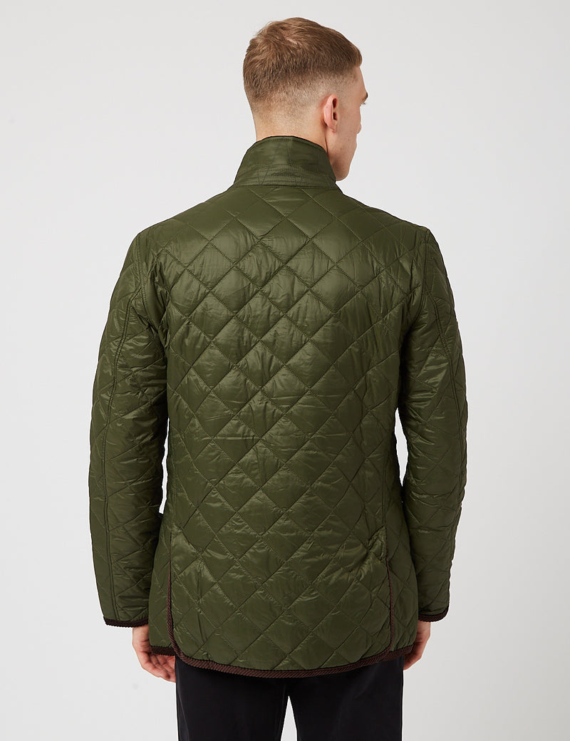 Barbour x Engineered Garments Loitery Quilted Jacket - Olive Green