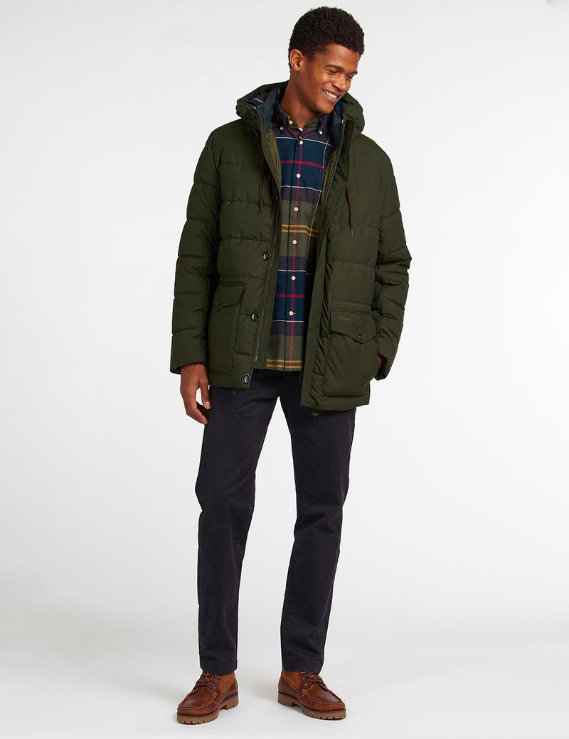 Barbour Mobury 퀼팅 재킷 - Sage Green