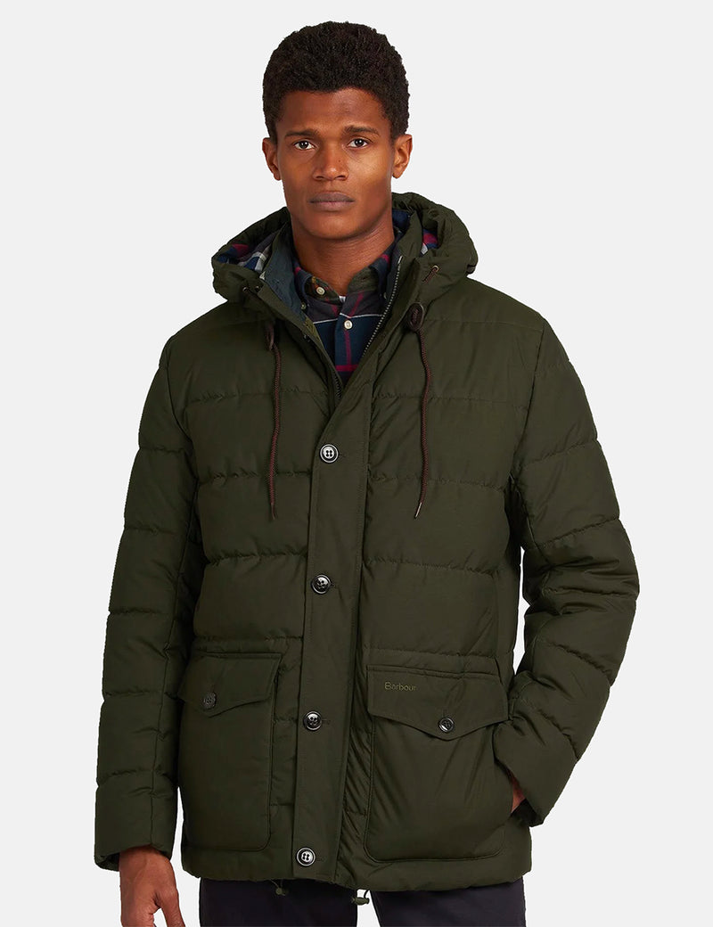 Barbour Mobury 퀼팅 재킷 - Sage Green