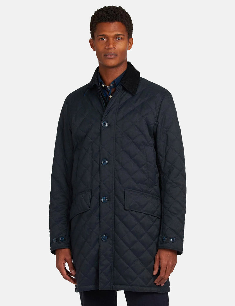 Veste Mac Quilted Barbour - Bleu Marine/Minuit