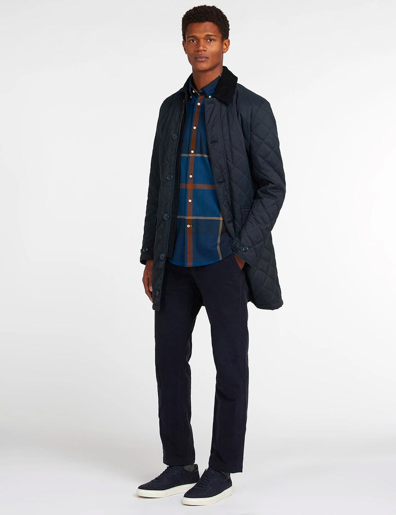 Veste Mac Quilted Barbour - Bleu Marine/Minuit