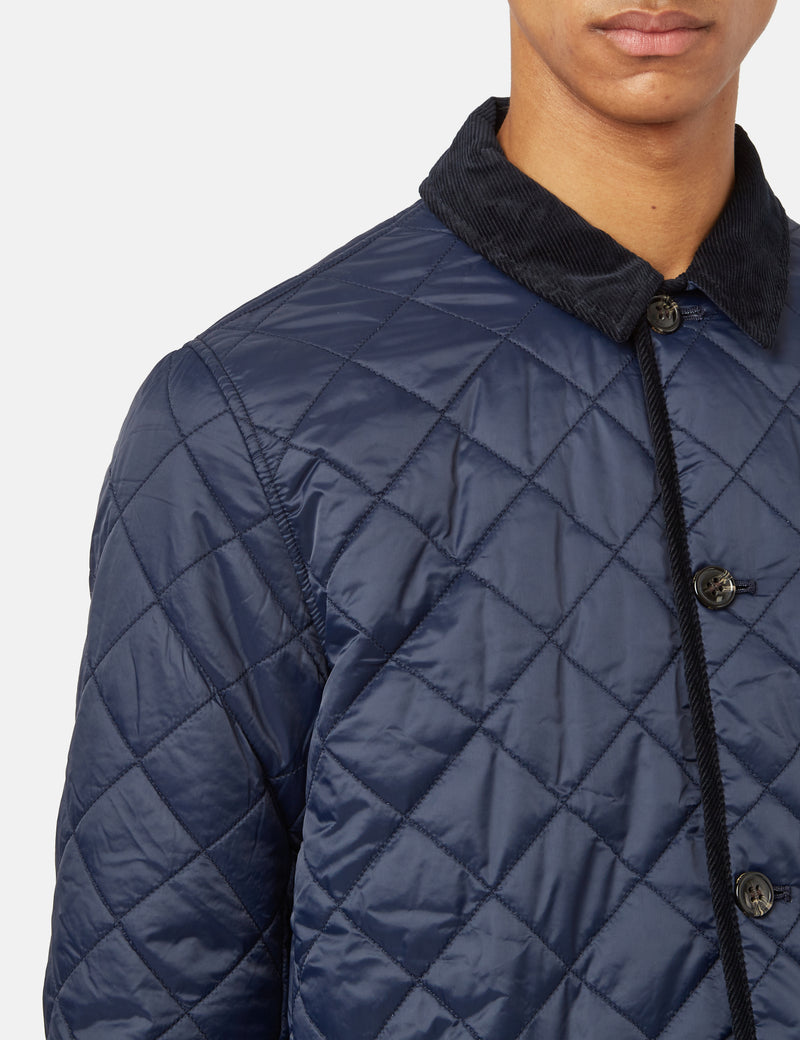 Barbour Hoxton Liddesdale Quilt Jacket Navy Blue
