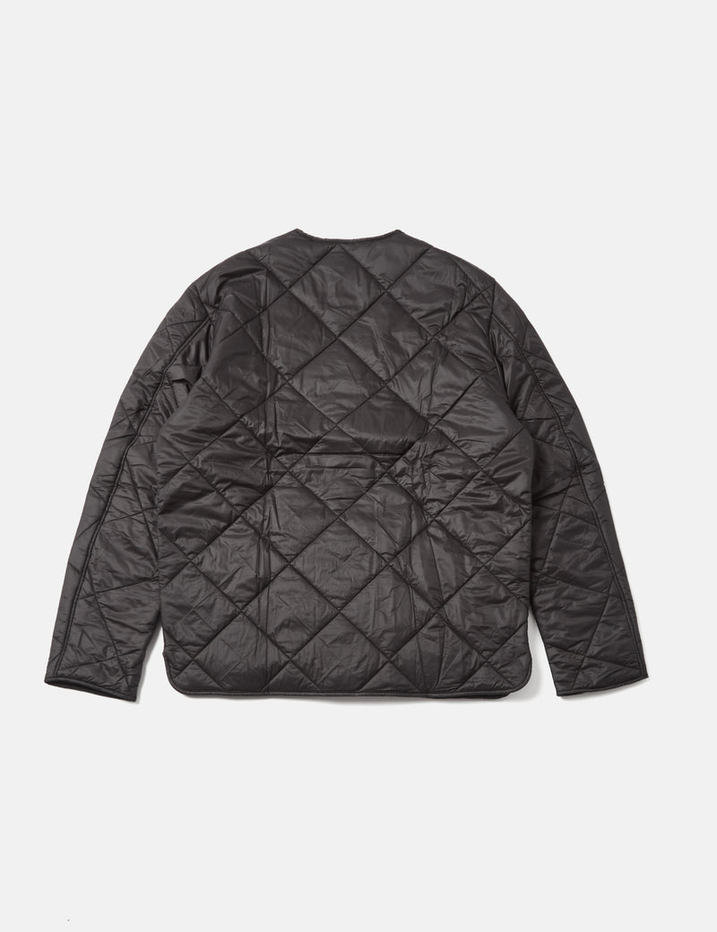 Barbour Liddesdale Cardigan Quilt Jacket - Black