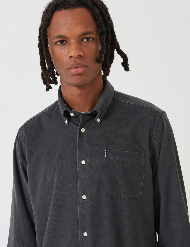 Barbour Cord 1 Tailored Shirt - Grey