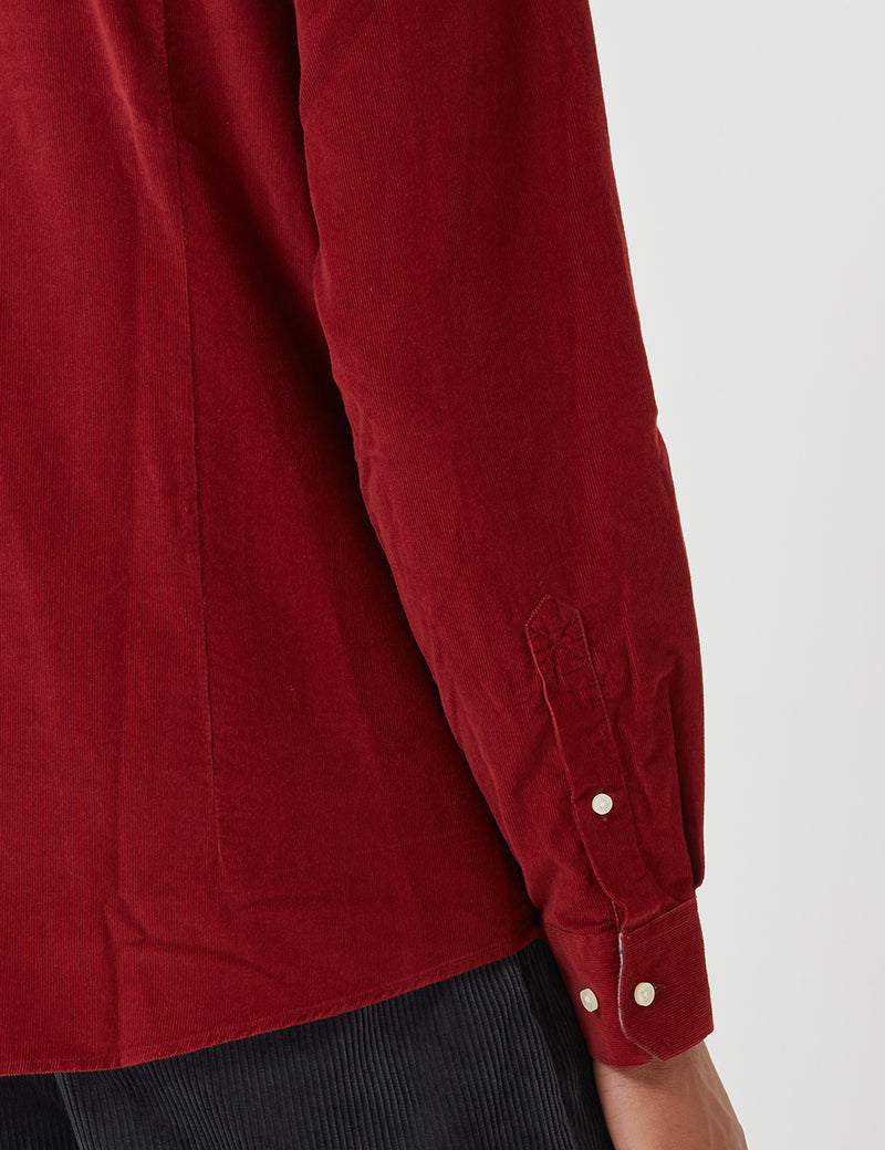 Chemise Barbour Cord 1 Tailored - Rouge Rouille