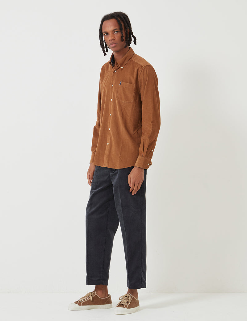 Barbour Cord 1 Tailored Shirt - Sandstein Brown