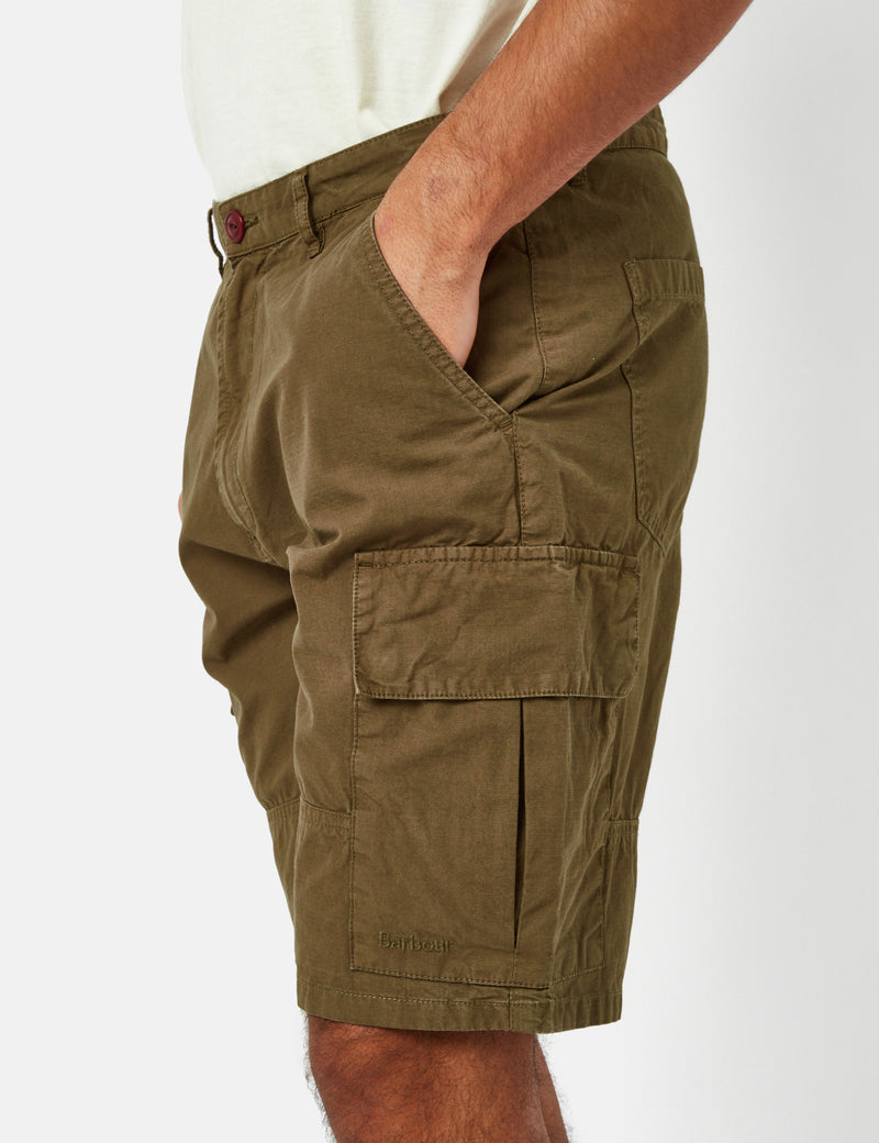 Barbour Essential Ripstop Cargo Shorts - Ivy Green
