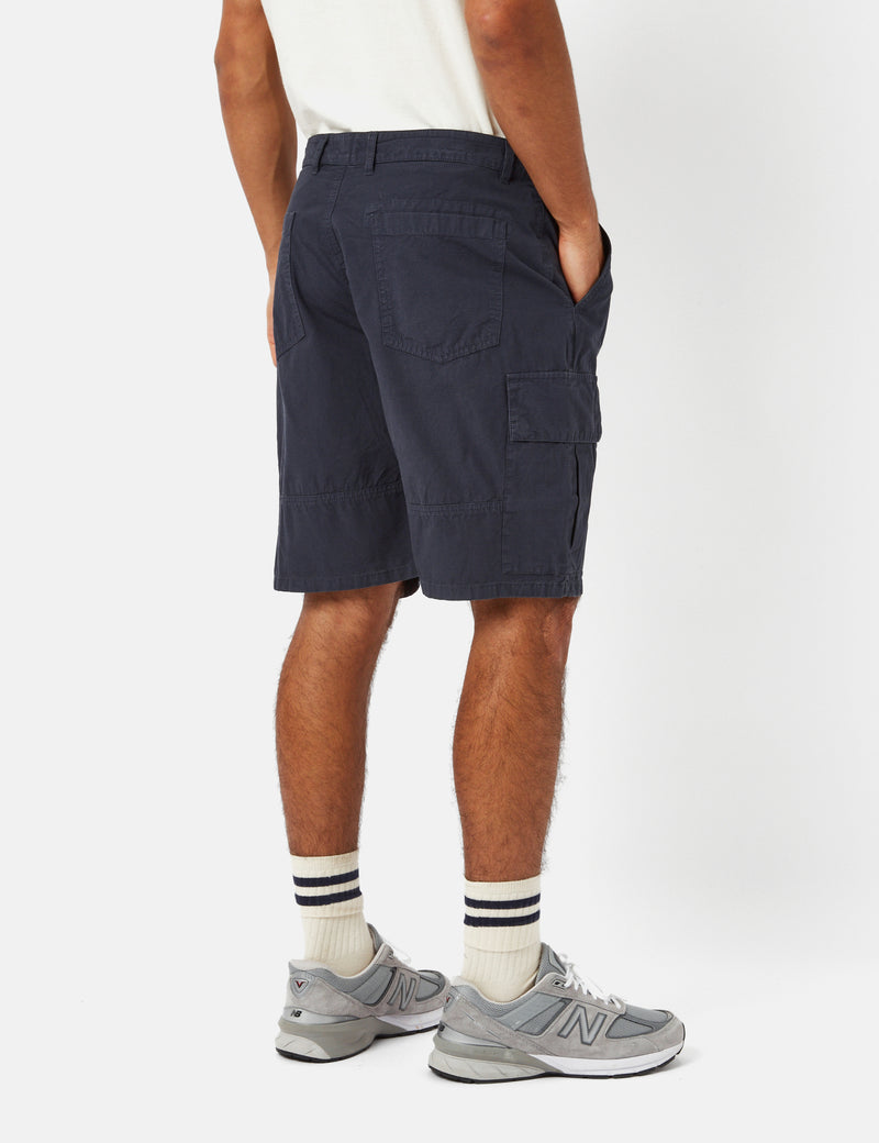 Barbour Essential Ripstop Cargo Shorts - Navy Blue