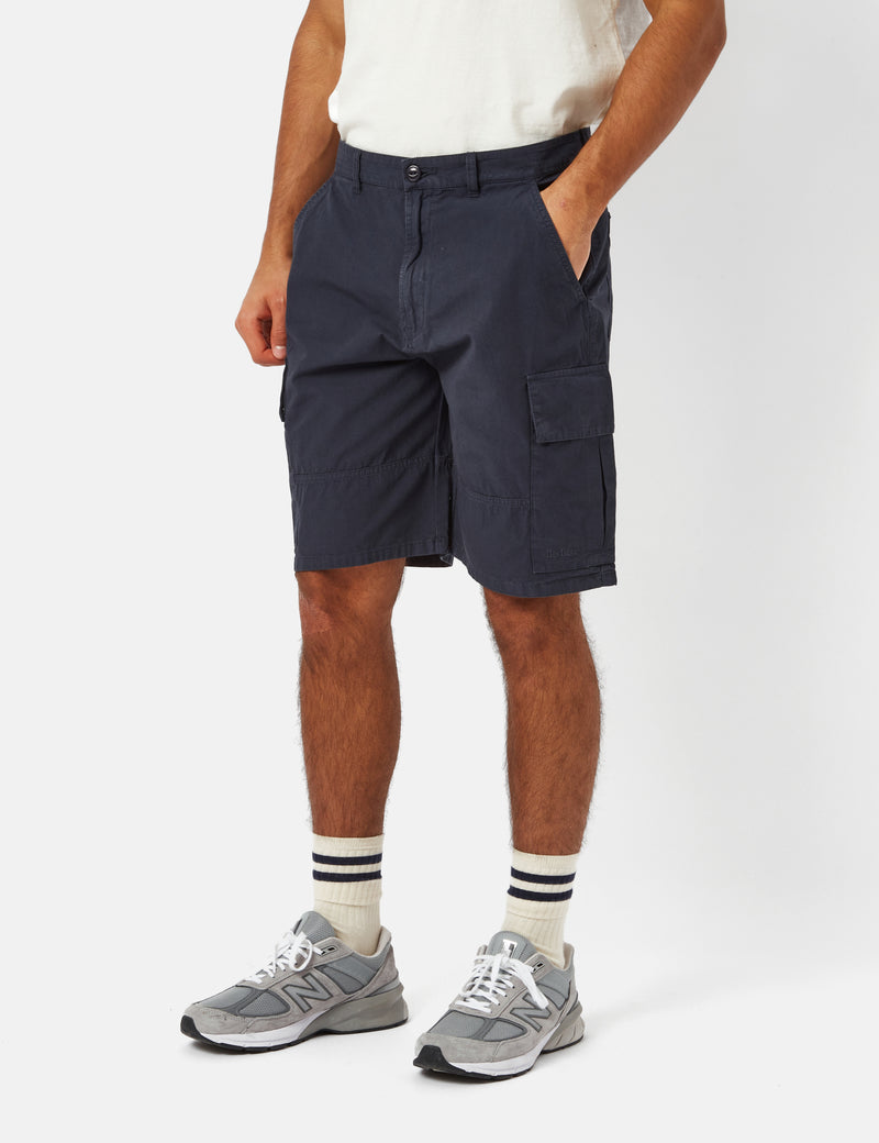 Barbour Essential Ripstop Cargo Shorts - Navy Blue