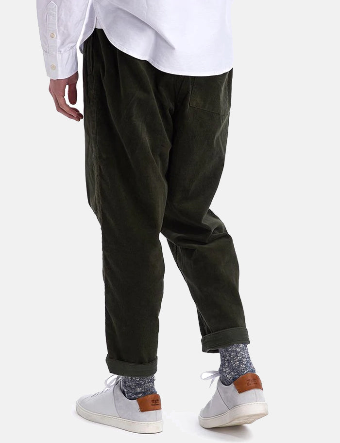 Barbour 'Made for Japan' Cord Rugby Pant - Forest Green