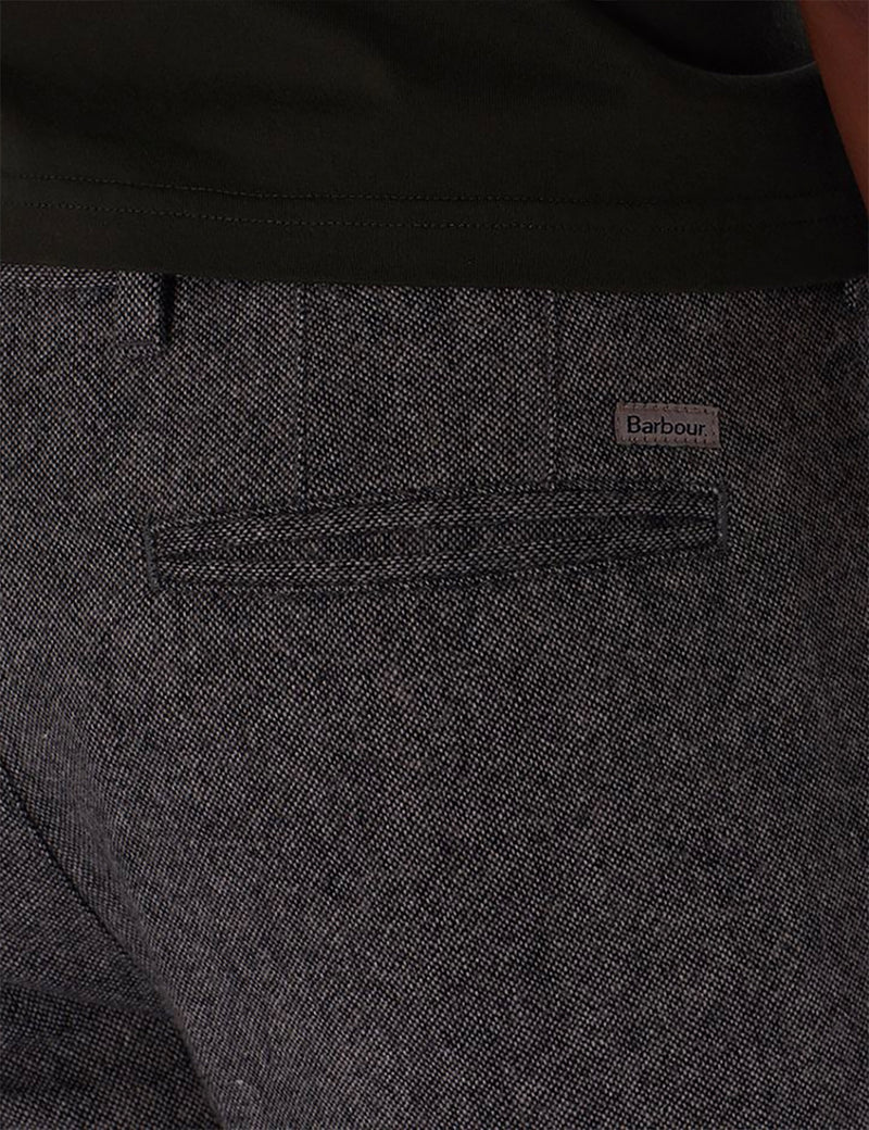 Barbour Neus Wool Trouser - Charcoal
