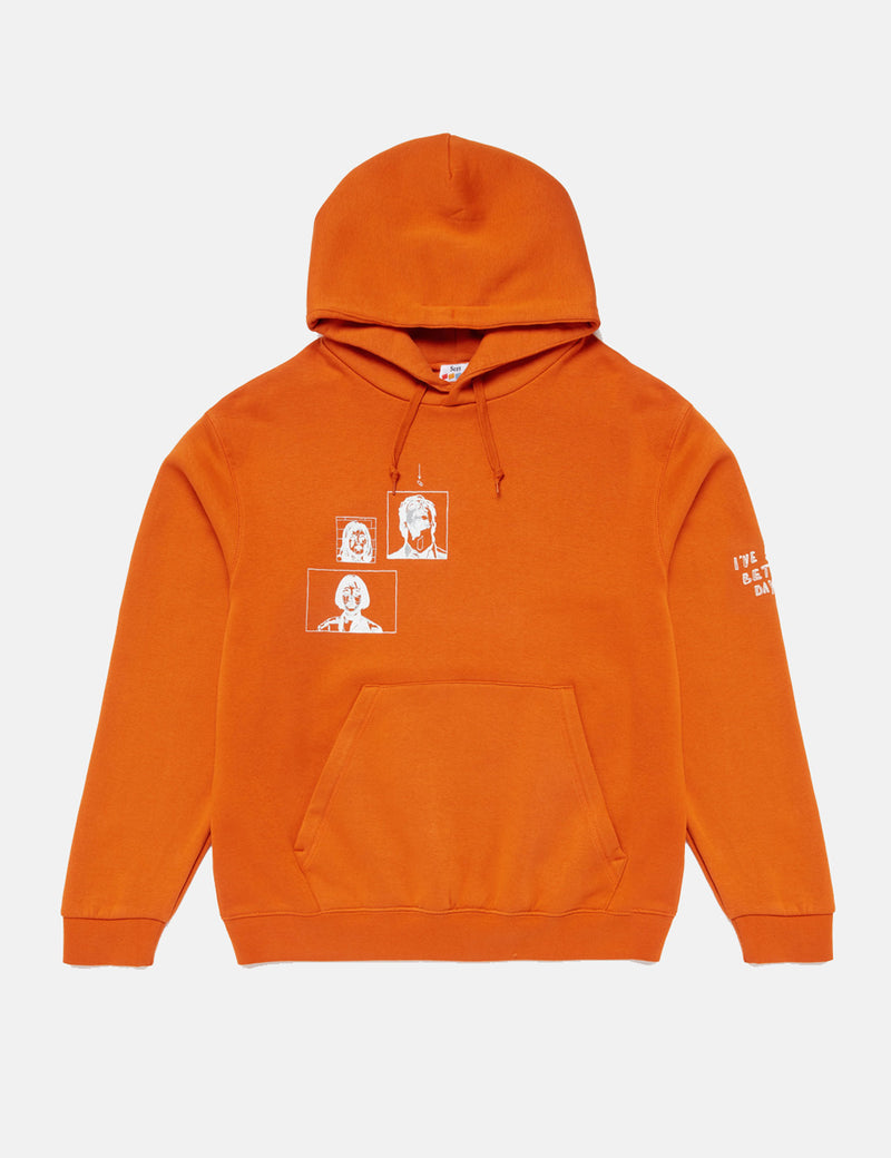 SCRT Leon Hooded Sweatshirt - Orange