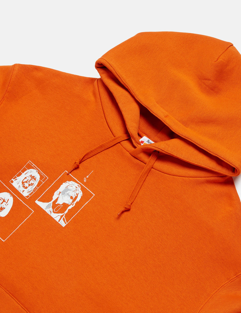 SCRT Leon Hooded Sweatshirt - Orange