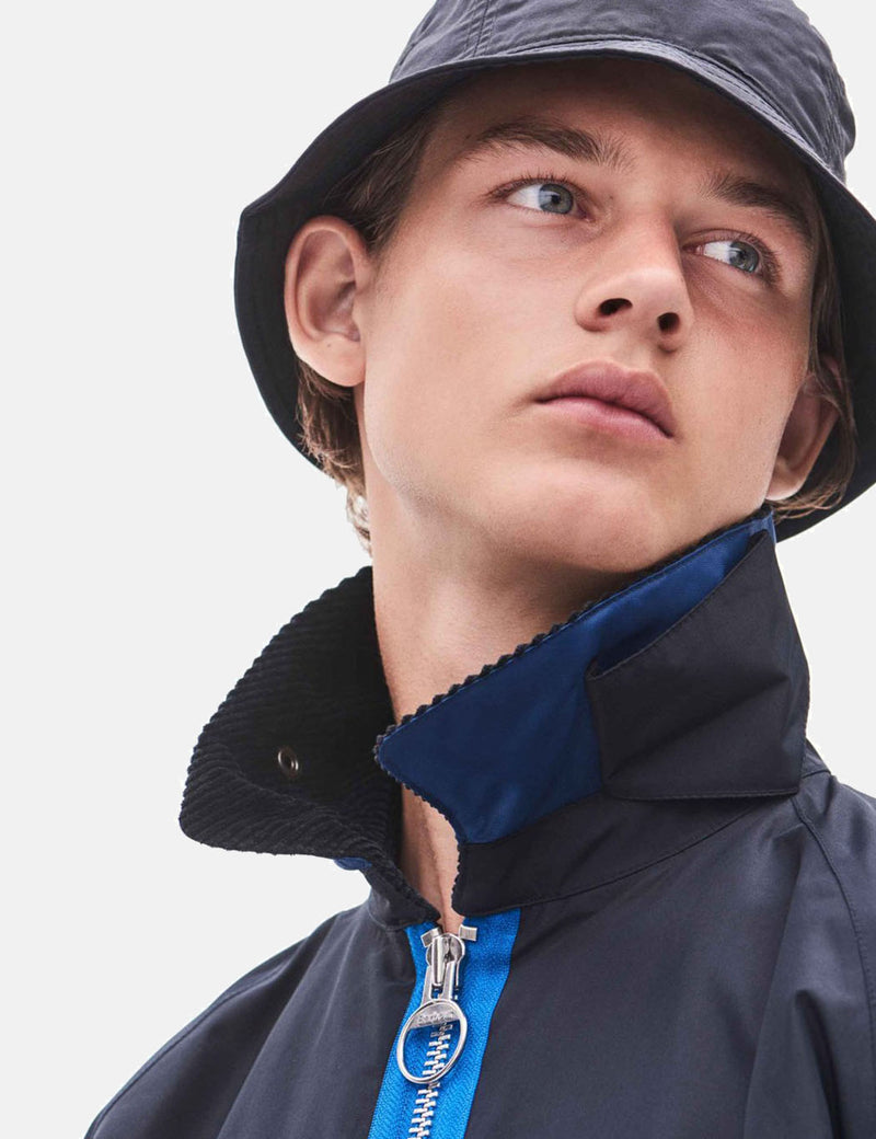 Veste Cire Barbour x Wood Wood Kilde - Bleu Marine