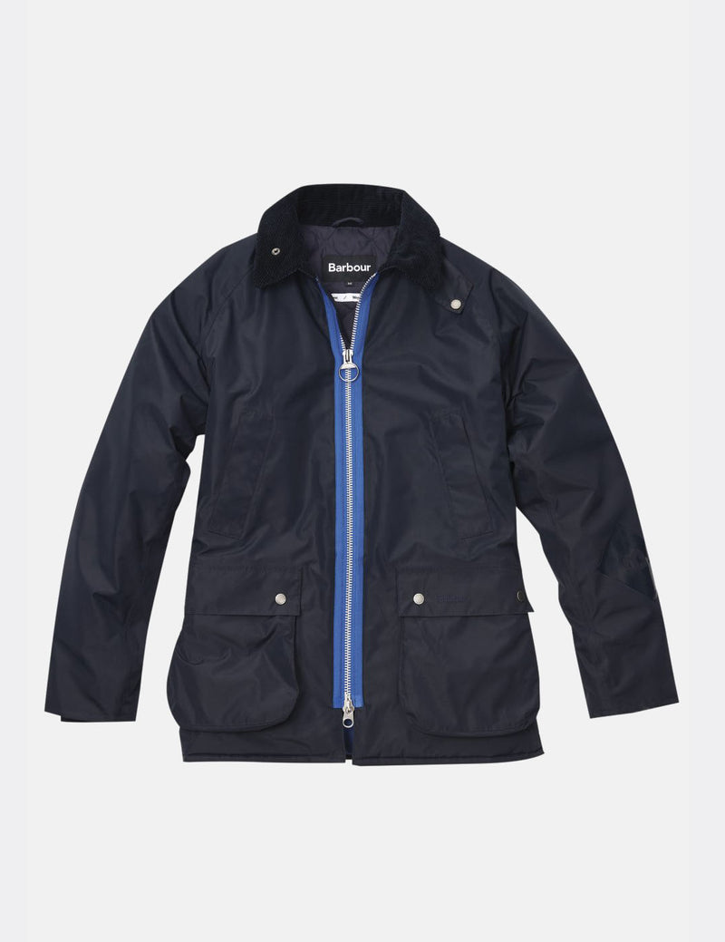 Veste Cire Barbour x Wood Wood Kilde - Bleu Marine