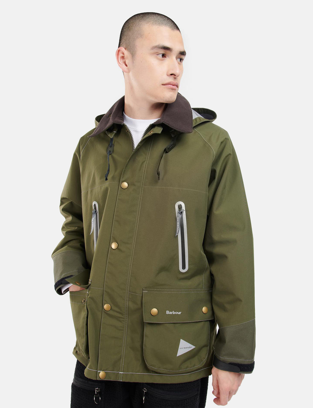 Barbour x And Wander 3L Coat - Dark Olive Green I Urban Excess