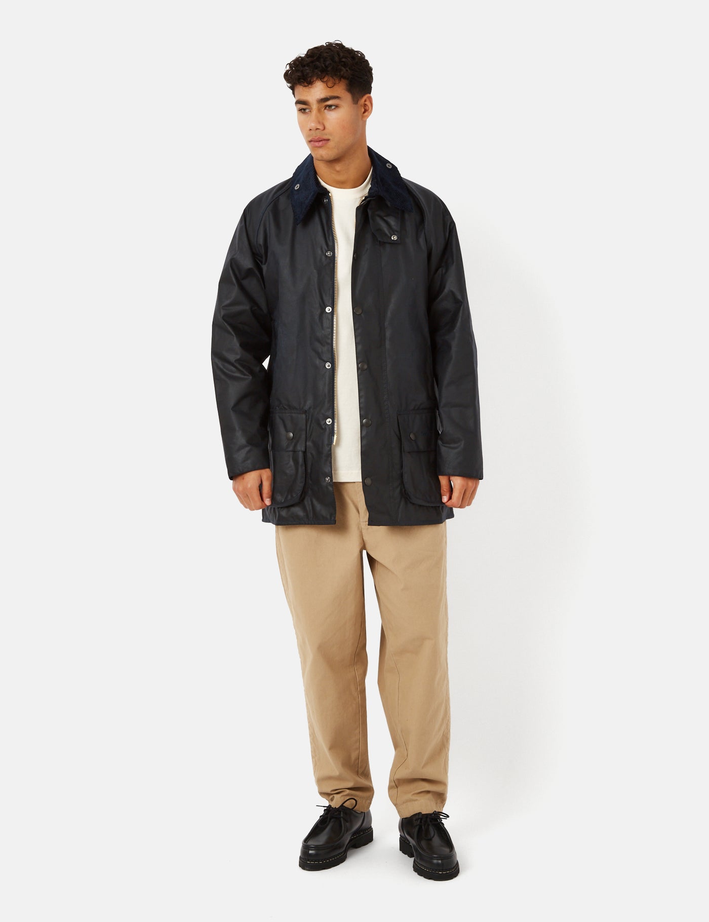 Barbour Beaufort Wax Jacket - Navy Blue I Urban Excess. – URBAN EXCESS