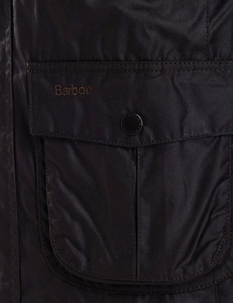 Barbour Corbridge 왁스 재킷-러 스틱 브라운