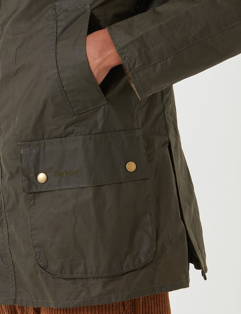 Barbour Lightweight Ashby Wax Jacket - Archive Olive