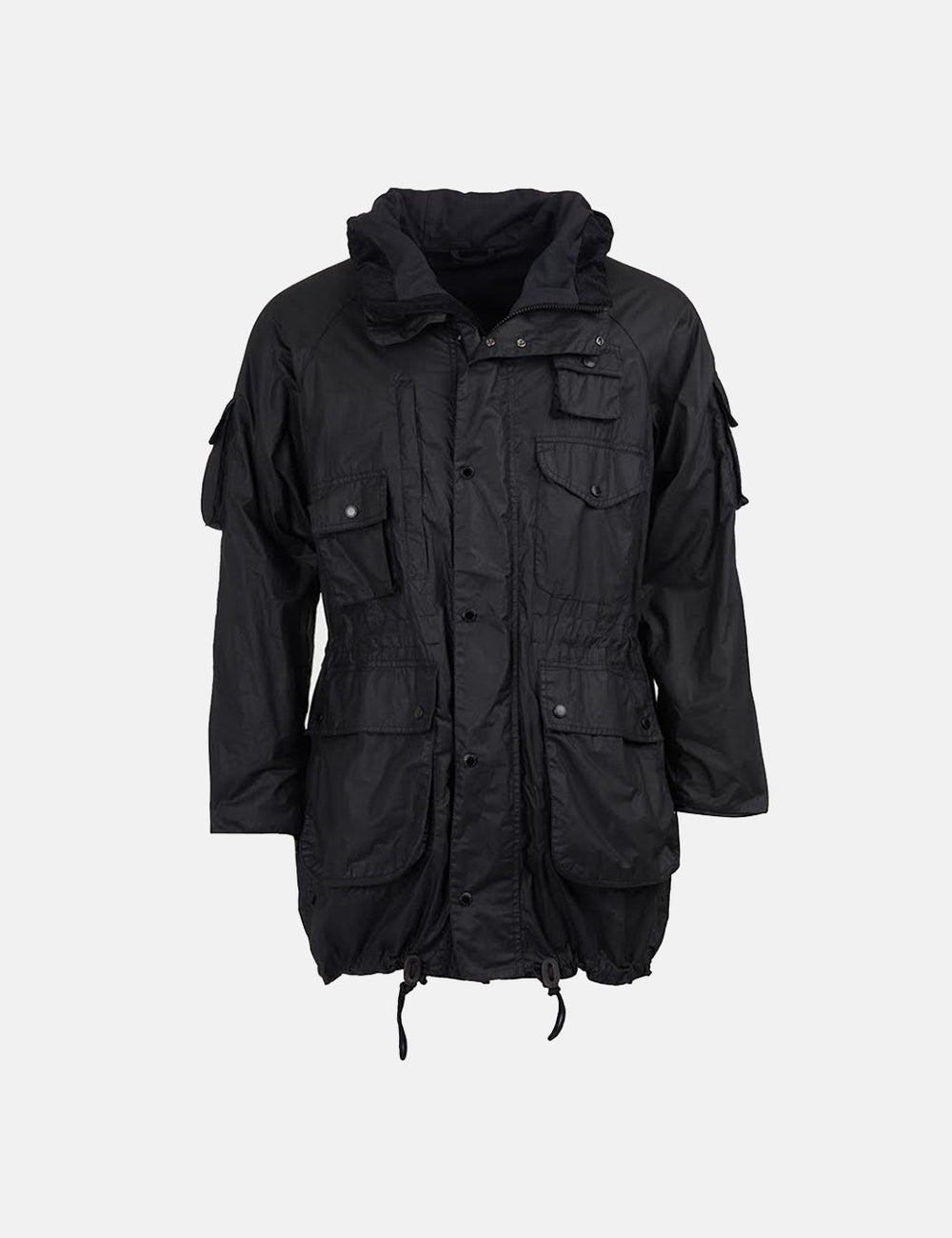 Barbour x Engineered Garments Parka (Wax) - Black | URBAN EXCESS.