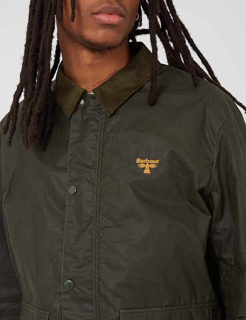 Barbour Beacon Broad Wax Jacket - Archiv Olive