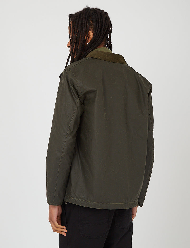 Barbour Beacon Broad Wax Jacket - Archive Olive