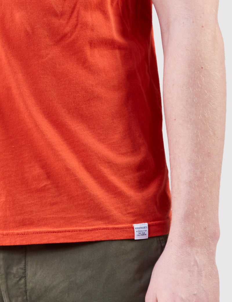 Norse Projects Niels Dry Overdye Pocket - Orange