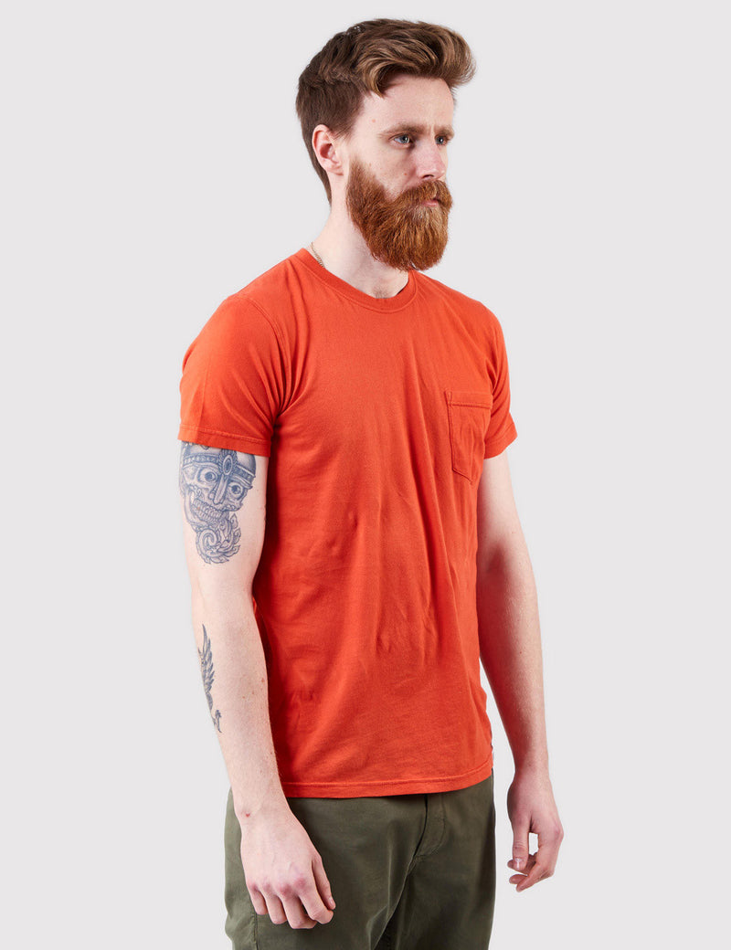 Norse Projects Niels Dry Overdye Pocket - Orange