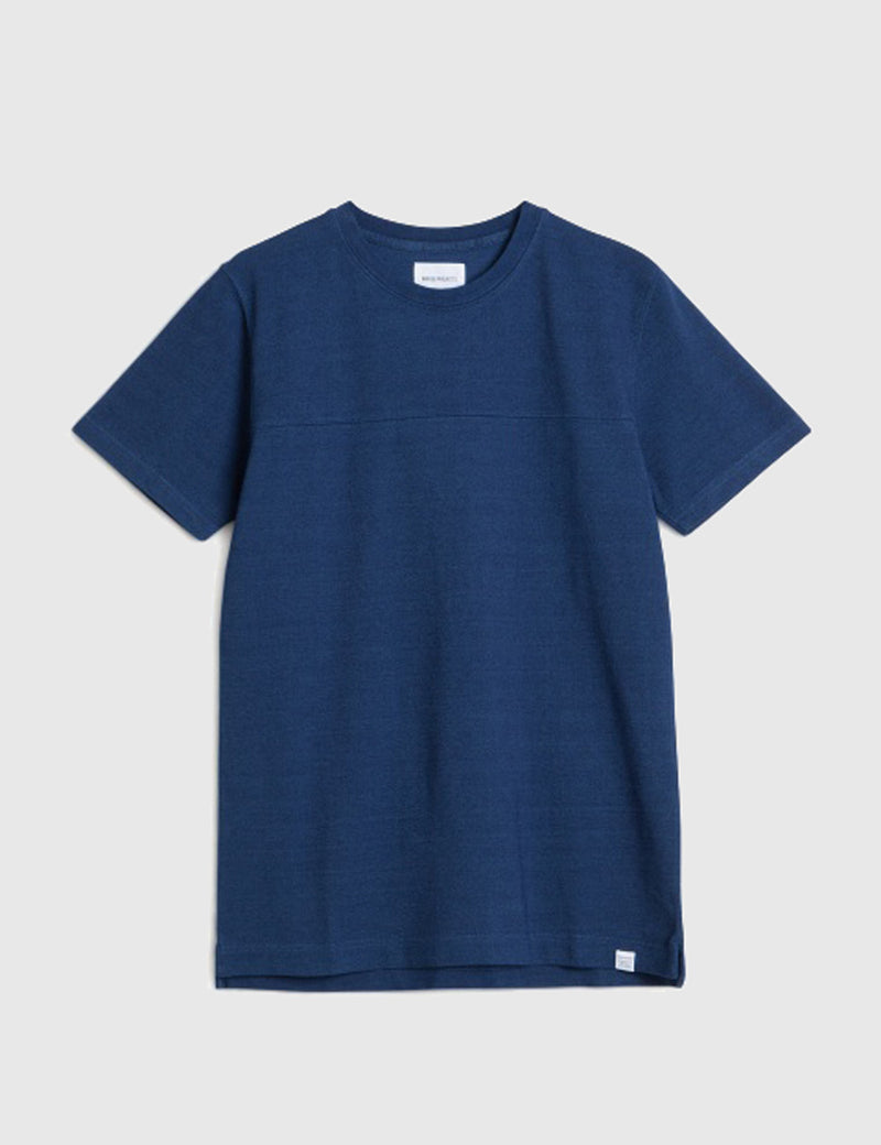 Norse Projects Rasmus Indigo T-Shirt - Dark Indigo