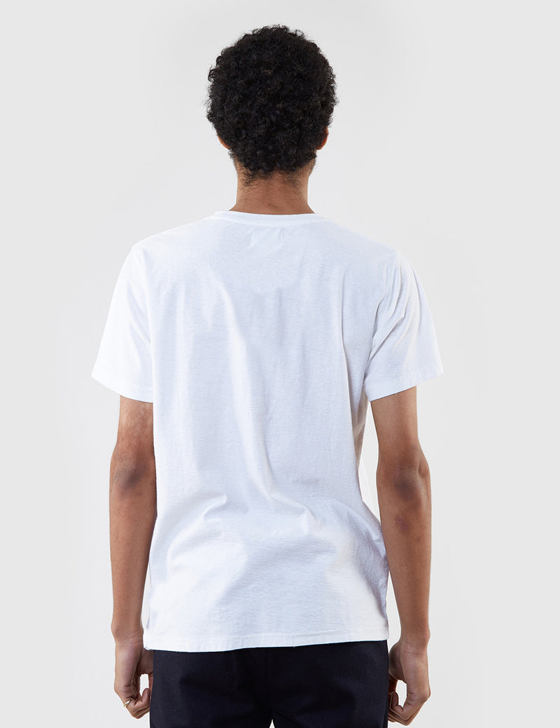 T-Shirt Boucle De Poche Niels Norse Projects - Blanc