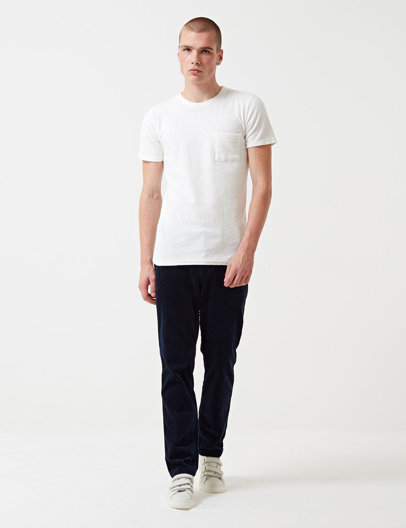 T-Shirt à Poche Japonais Norse Projects Niels - Blanc