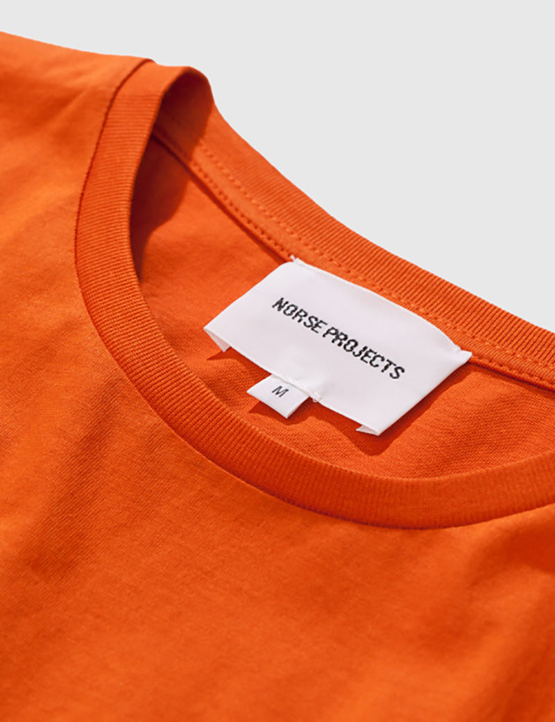 Norse Projects Esben T-Shirt - Ochre Orange