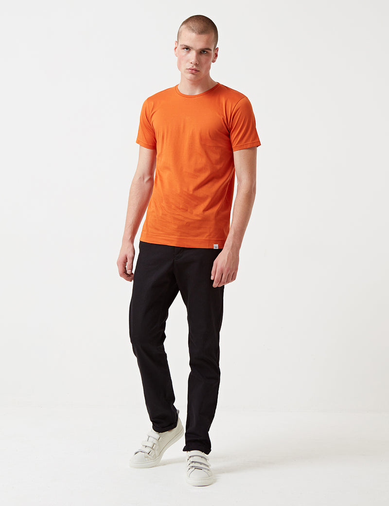 Norse Projects Esben T-Shirt - Ochre Orange