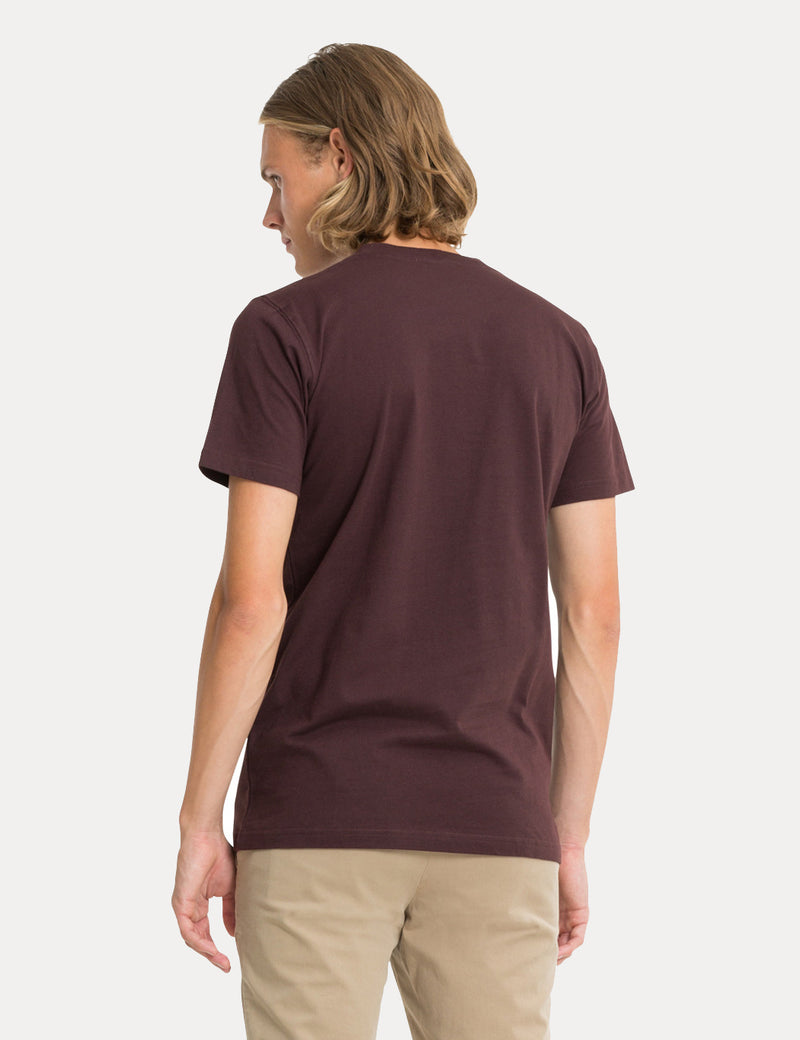 Norse Projects Niels Standard T-Shirt - Eggplant Brown