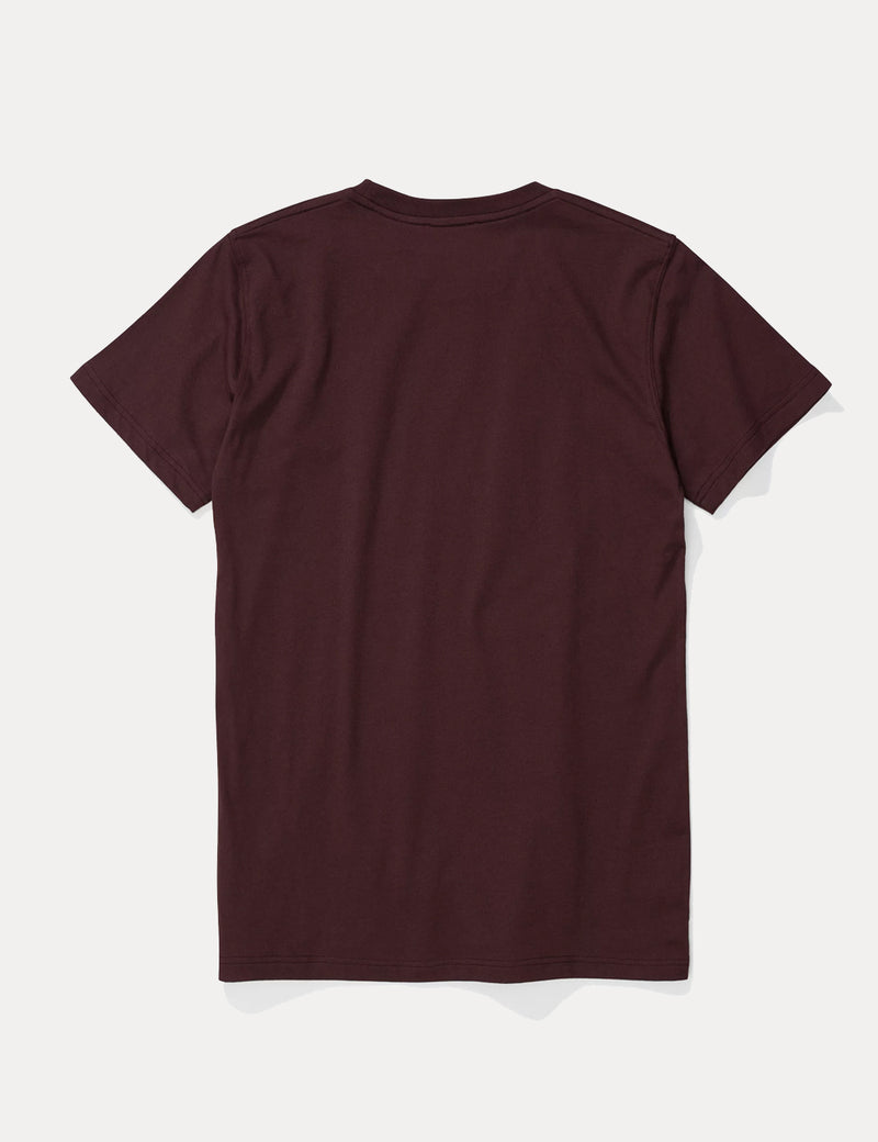 Norse Projects Niels Standard T-Shirt - Eggplant Brown