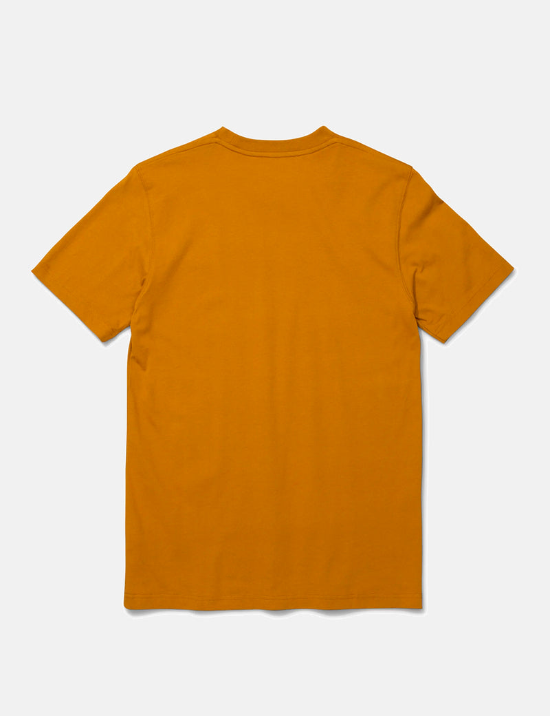 Norse Projects Niels 스탠다드 티셔츠-Oxide Yellow