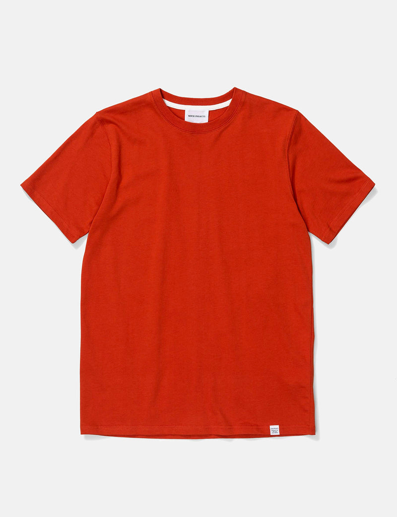 Norse Projects Niels Standard T-Shirt - Industrial Orange