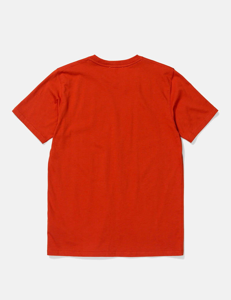 T-Shirt Norse Projects Niels Standard - Orange Industriel