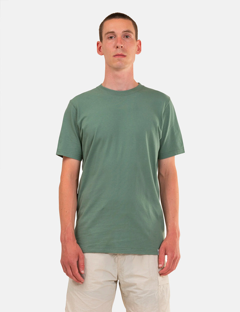 Norse Projects Niels Standard T-Shirt - Moss Green