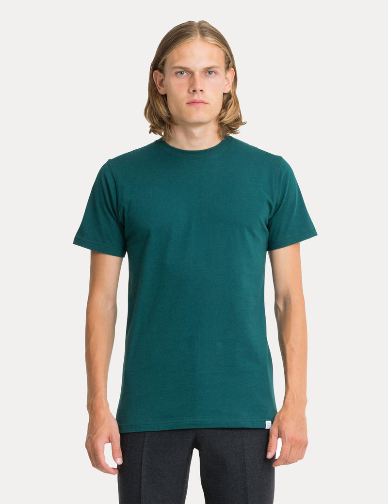 Norse Projects Niels Standard T-Shirt - Quartz Green