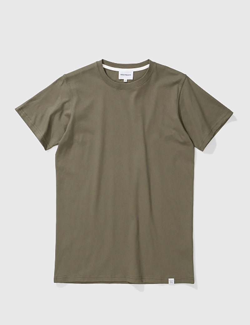 T-Shirt Norse Projects Niels Standard - Lichen Green