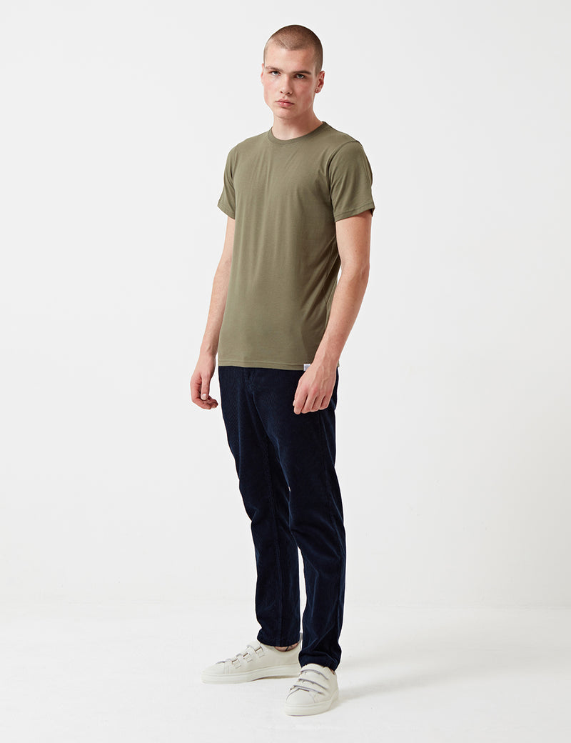 T-Shirt Norse Projects Niels Standard - Lichen Green