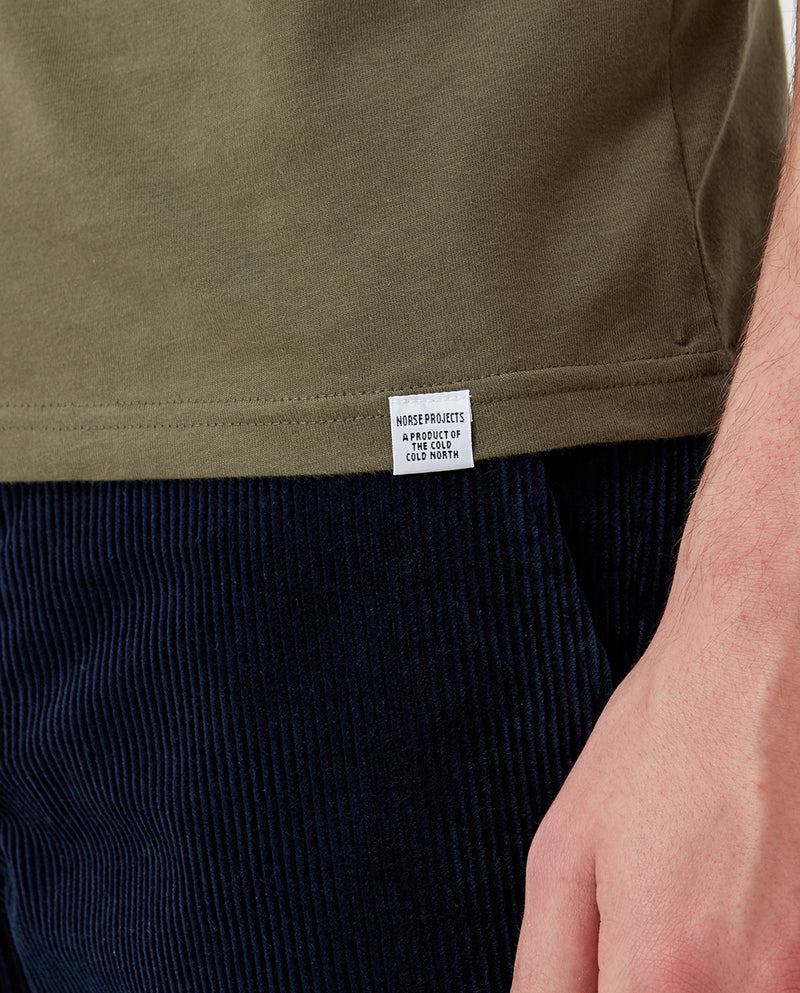 T-Shirt Norse Projects Niels Standard - Lichen Green